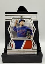 2025 Topps Definitive Collection Jumbo Relic Collection Kodai Senga #DJRC-KS card