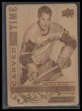 2024-25 Upper Deck Engrained Icons Carved in Time Gordie Howe #CT-GH card