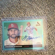 2025 Topps Chrome Platinum Autographs Brendan Donovan #CPA-BD card