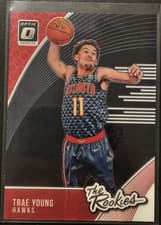 Trae Young 2018 Panini Donruss Optic the Rookies card