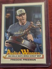 2025 Topps Heritage Award Winners Freddie Freeman #AW-9 card
