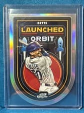 2025 Topps Cosmic Chrome Launched into Orbit Mookie Betts #LIO-47 card
