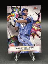 2025 Finest Smashing Through Corey Seager #S-7 card