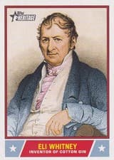 2025 Topps Heritage Notable Americans Eli Whitney #NS-89 card