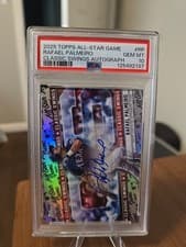 2025 Topps All Star Game Classic Swings Autographs Rafael Palmeiro #CSA-RP card
