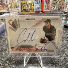 2025 Topps Pristine Personal Endorsements Autographs Coby Mayo #PPEA-CM card