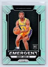 2024-25 Panini Prizm Emergent Bronny James Jr. #8 card