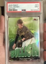 2025 Finest Bullish Paul Skenes #B-15 card