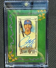 2025 Topps Allen & Ginter Framed Mini Autographs (Baseball) Francisco Lindor #MA-FL card