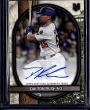 2025 Topps Museum Collection Archival Autographs Dalton Rushing #AA-RUSH card