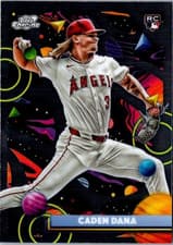 2025 Topps Cosmic Chrome Base Set Caden Dana #140 card