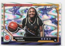 2025 Topps Chrome McDonald's All American Base Set Hailee Swain #57 card