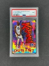 Kevin Durant 2018 Panini Crown Royale Kaboom card