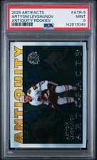 2025-26 Upper Deck Artifacts Antiquity Rookies Artyom Levshunov #ATR-5 card