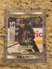 2024-25 Upper Deck MVP Base Set Adam Klapka #222 card