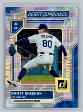 2025 Donruss Debut Dominance Emmet Sheehan #3 card