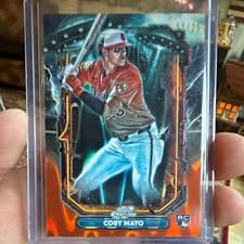 2025 Topps Cosmic Chrome Extraterrestrial Talent Coby Mayo #ET-27 card