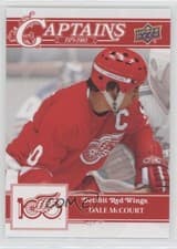 2025-26 Upper Deck Detroit Red Wings Centennial Captains Dale McCourt #174 card