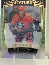 2024-25 Upper Deck Stature Base Memorabilia Olen Zellweger #44 card