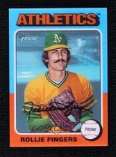 2024 Topps Heritage 1975 Topps In 3D Rollie Fingers #753D-15 card