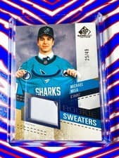 2025-26 SP Game Used Rookie Sweaters Michael Misa #RS-MM card