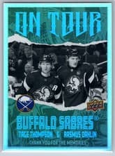 2024-25 Upper Deck On Tour Tage Thompson / Rasmus Dahlin #OT-25 card