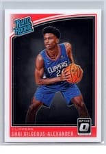 Shai Gilgeous-Alexander 2018 Panini Donruss card