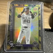 2025 Topps Chrome Update Radiating Rookies Zac Veen #RR-25 card