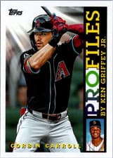 2026 Topps Profiles Corbin Carroll #TP-6 card