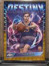 2024-25 Topps Chrome Destiny Tyler Kolek #D-23 card
