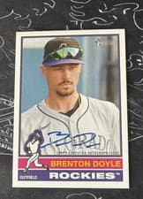 2025 Topps Heritage Real One Autographs Brenton Doyle #ROA-BDO card