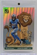 Jahmyr Gibbs 2023 Panini Donruss Downtown card