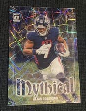 Bijan Robinson 2023 Panini Donruss Optic Mythical card