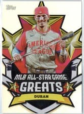 2025 Topps All Star Game All-Star Game Greats Jarren Duran #ASGG-20 card