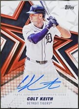 2026 Topps Baseball Stars Autographs Colt Keith #BSA-CK card