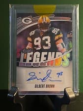 2025 Panini Absolute Absolute Legends Signatures Gilbert Brown #ALS-GBN card