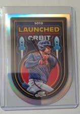 2025 Topps Cosmic Chrome Launched into Orbit Juan Soto #LIO-11 card