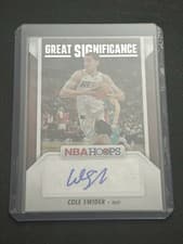 2024-25 Hoops Great SIGnificance Cole Swider #GS-CSH card
