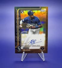 2025 Topps Gilded Collection Chrome Gold Autographs Ryan Bliss #CGA-RB card