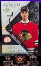 2024-25 Upper Deck Black Diamond Exquisite Collection Rookie Draft Day Frank Nazar #RDD-FN card