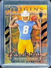 2025 Panini Origins Primordial Omarion Hampton #18 card