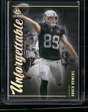 2025 Panini Luminance Unforgettable Brock Bowers #5 card