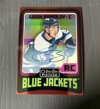 2024-25 O-Pee-Chee Platinum Retro Gavin Brindley #R99 card