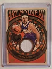 Devin Booker 2024-25 Panini Court Kings Art Nouveau Relics card