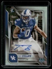 2025 Bowman University Chrome Chrome Prospect Autographs Troy Stellato #BCA-TST card