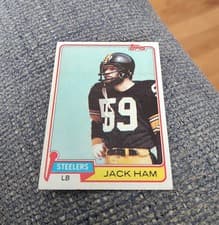 Jack Ham 1981 Topps card