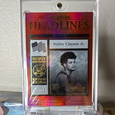 2025-26 Panini Signature Series Signature Headlines Walter Clayton Jr. #18 card
