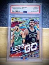 2025-26 Topps Chrome Let's Go Jayson Tatum #LG-6 card