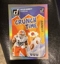 2025 Donruss Crunch Time Myles Garrett #CRU-MGA card