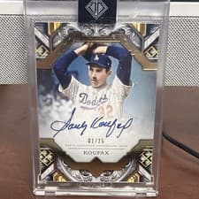 2025 Topps Transcendent Collection Transcendent Collection Autographs Sandy Koufax #TAC-SKO card